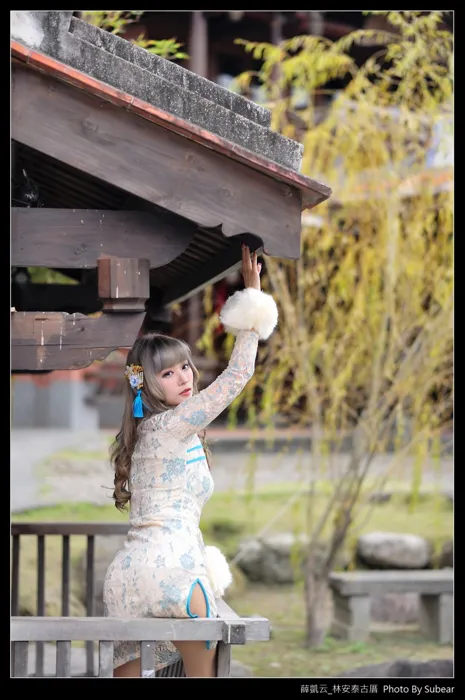 [Mzsock] NO.069 Xue Kaiyun, Lin Antai’s ancient house, high heels and beautiful legs, outdoor shot street photography#[76P]-57